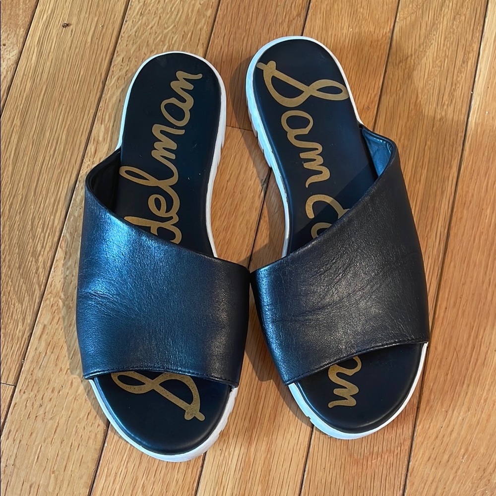 Sam Edelman Black Slide Sandals Casual Comfort